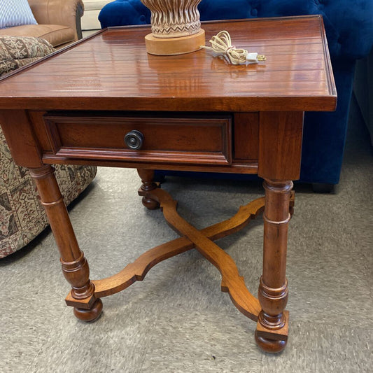 Hekman 1 Drawer French Country Table