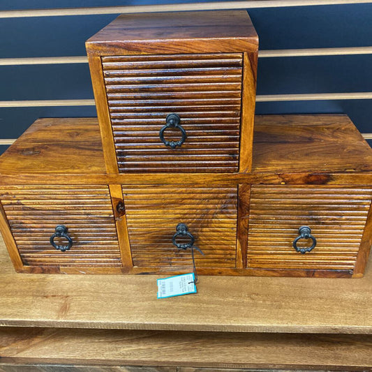 4 Drawer Desk Cubbie
