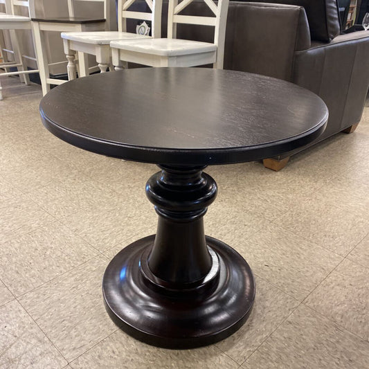 Pottery Barn Rustic Pedestal Accent Table