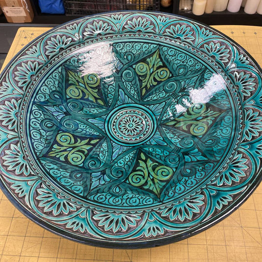 Moroccan Safi Pottery Bowl