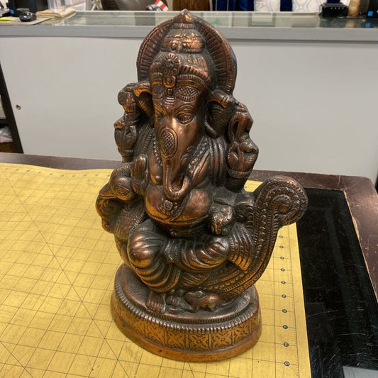Metal Ganesh Altar Figure