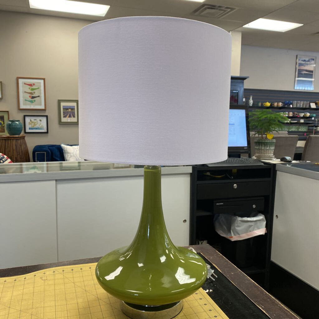 Retro Style Glass Table Lamp