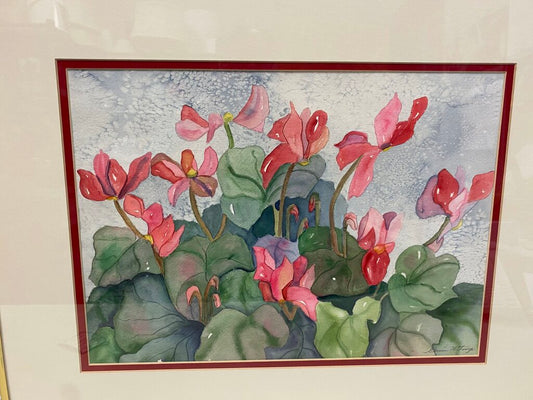 Gloria H Troup " Flowers" watercolor