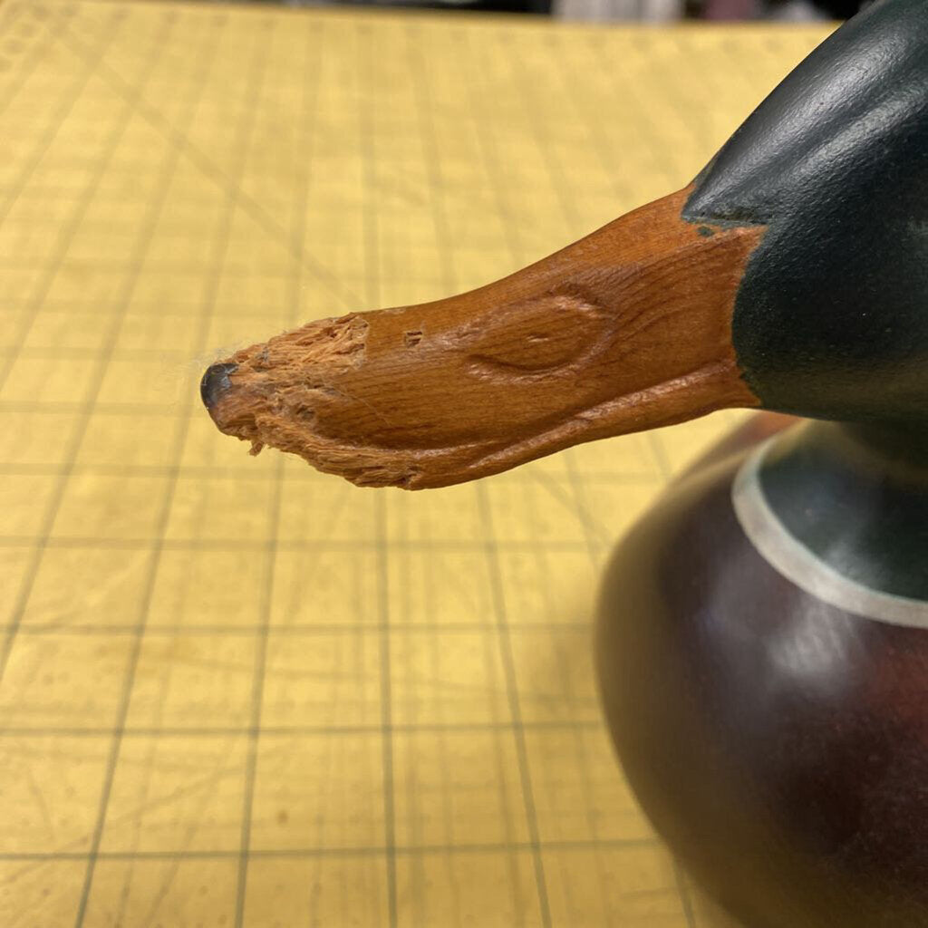 Big Shy Carvers Wood Decoy