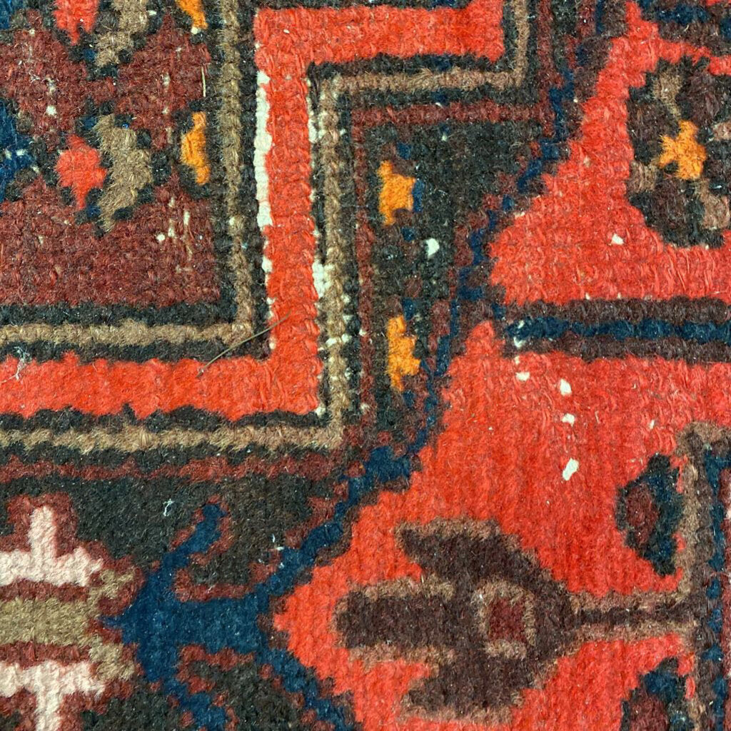 Antique Caucasian Accent Rug