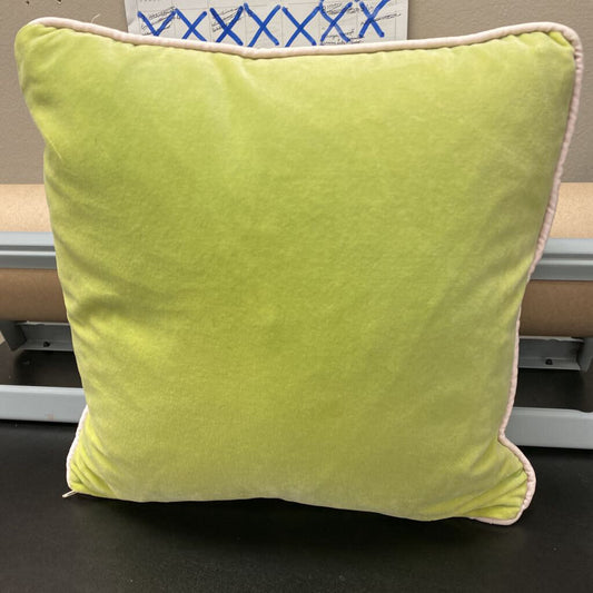 Velvet Pillow w/Piping