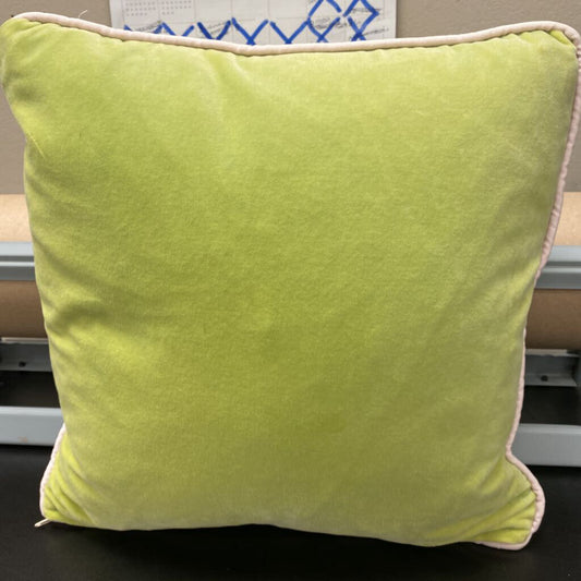 Velvet Pillow w/Piping