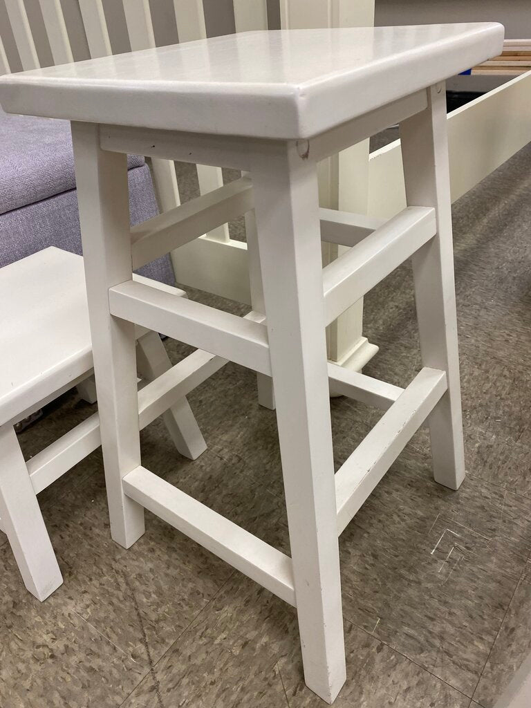 Painted Wood Counter Stool