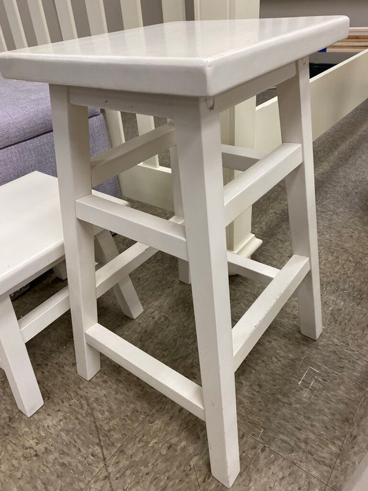 Painted Wood Counter Stool