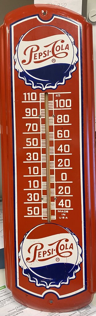 Pepsi Cola Vintage Thermometer