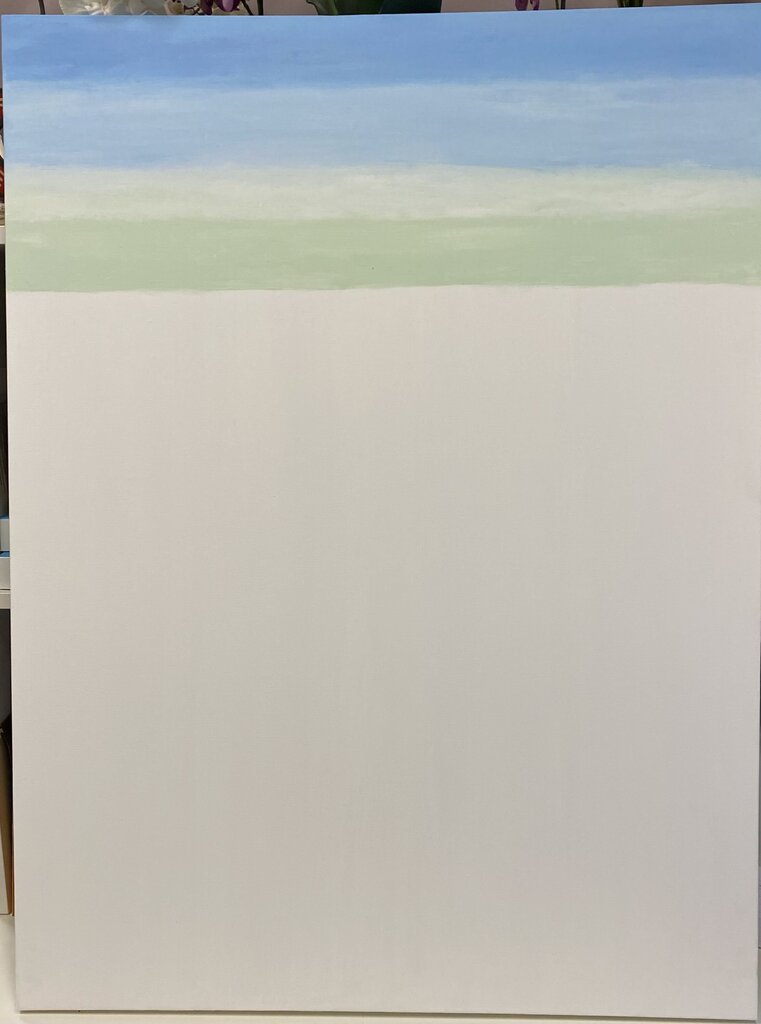 Sky Above Clouds on Canvas