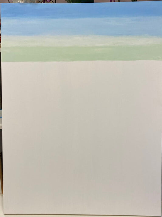 Sky Above Clouds on Canvas