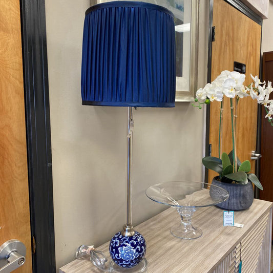 Ceramic Ball Metal Candlestick Lamp