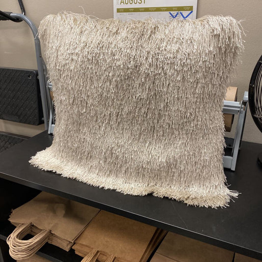 Pier One Long Silky Fringe Pillow