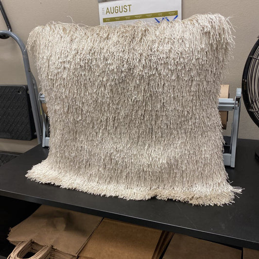 Pier One Long Silky Fringe Pillow