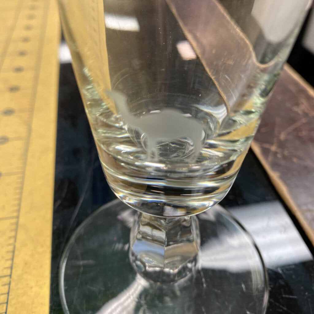 6x Camel Cigarette Logo Pilsner Glasses