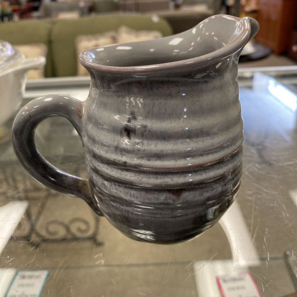 Blue Hill Pottery Milk Pitcher
