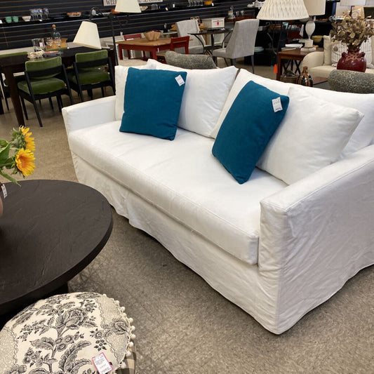 Crate & Barrel Willow II Slipcover Sofa Bed