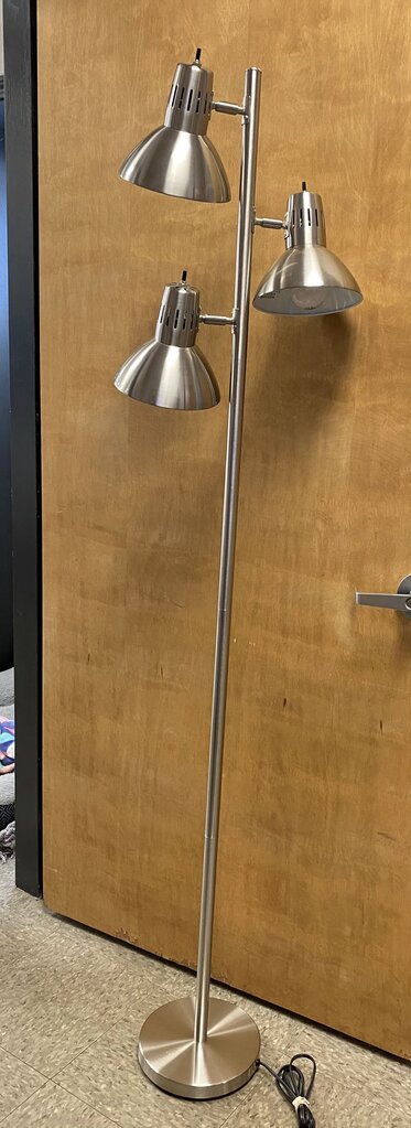 3 Lamp Tree Adjustable Floor Lamp