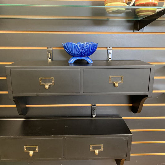 Ballard Design (2) file drawer Wall Shelf