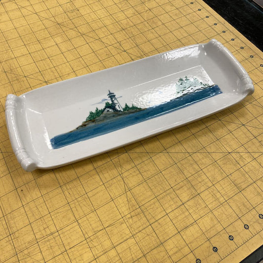 Georgetown Pottery Lighthouse Tray