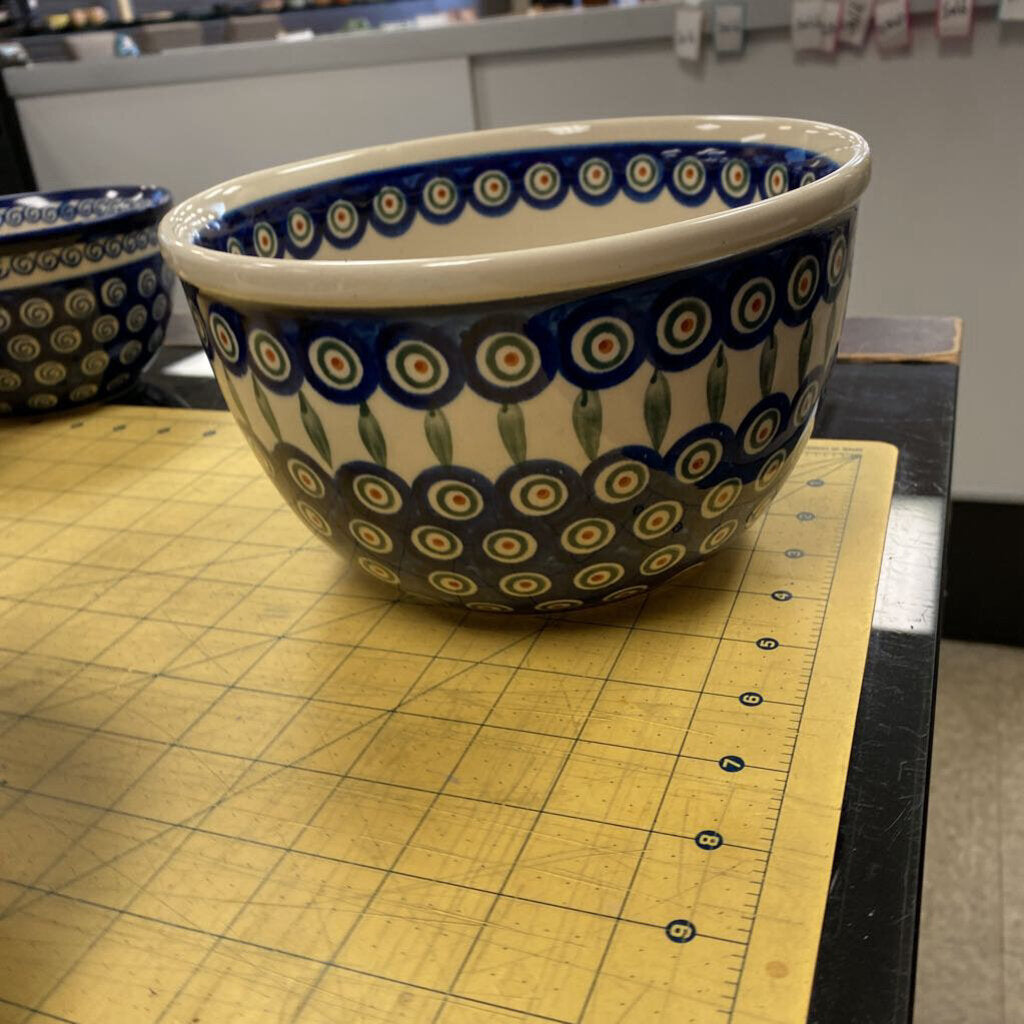 Polish Pottery Mixing Bowl