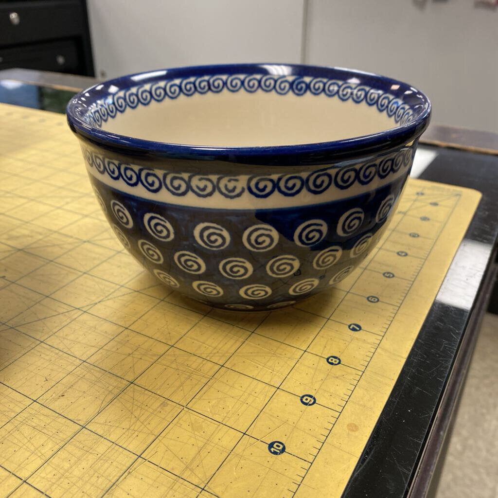 Polish Pottery Serving Bowl