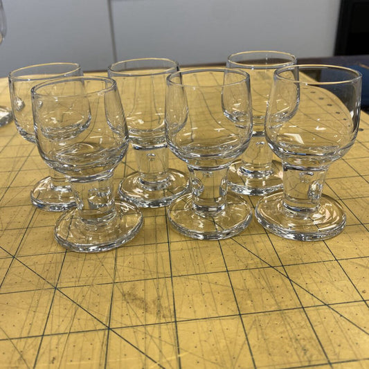 6x Stolzle Dublinn Cordial Glasses