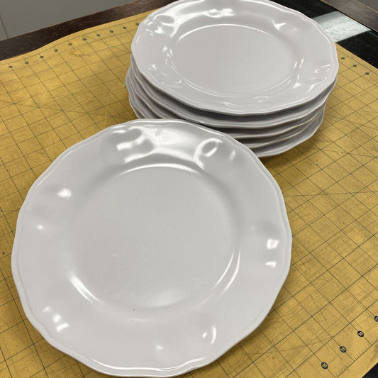 6x Le Cadeaux Melamine Dinner Plates