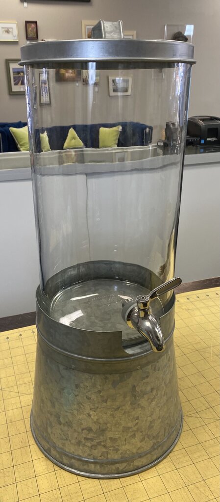 Pottery Barn Galvanized Beverage Dispenser