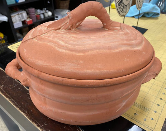 Crustacean Terracotta Bouillabaisse Pot