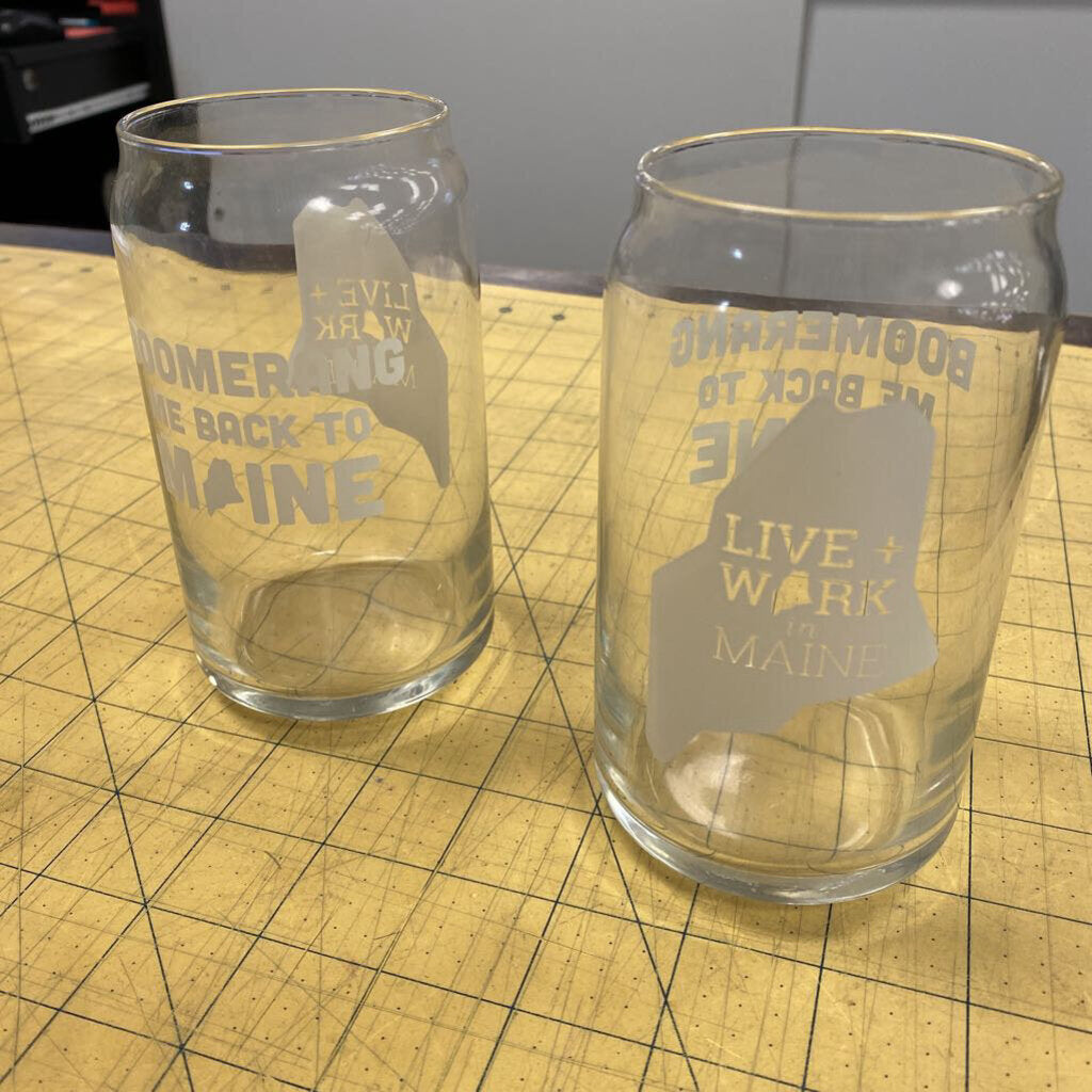 2x Boomerang me back to Maine Tumblers