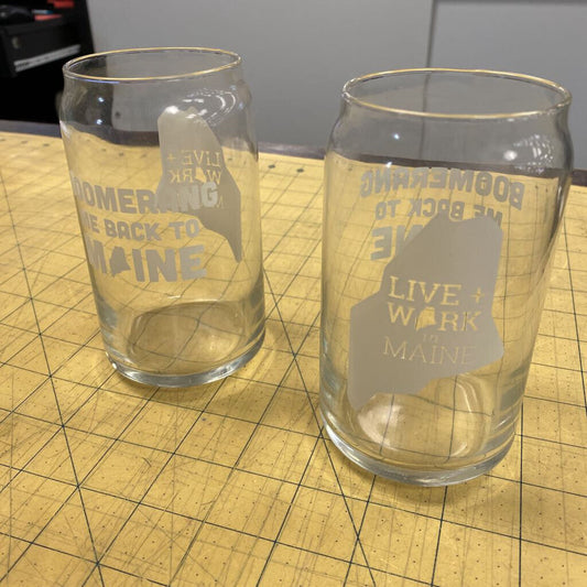 2x Boomerang me back to Maine Tumblers