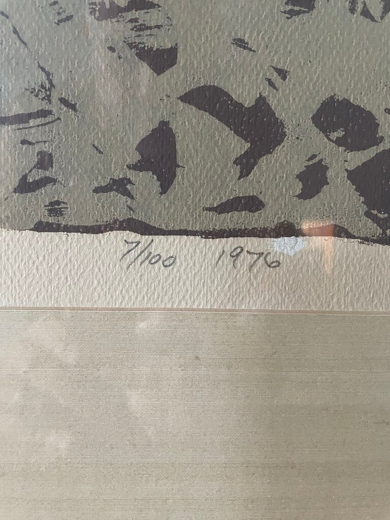 John Legere Silk Screen "On Guard"