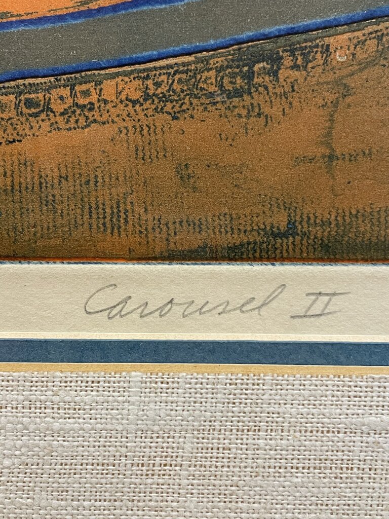 John Legere Lithograph "Carousel II"