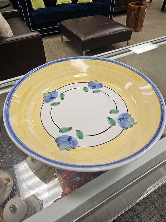 Hand Painted Pasta Serving Dish
