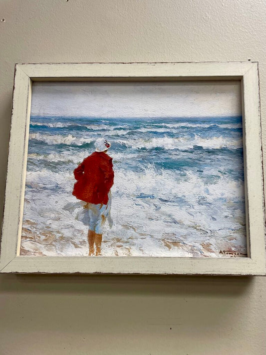 Charles Atamian "Woman in the Shallows" Oil on Canvas