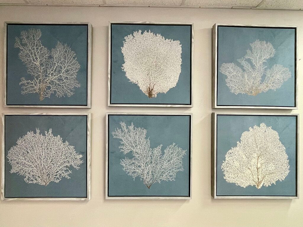 "Ocean Lace X" Print on Canvas