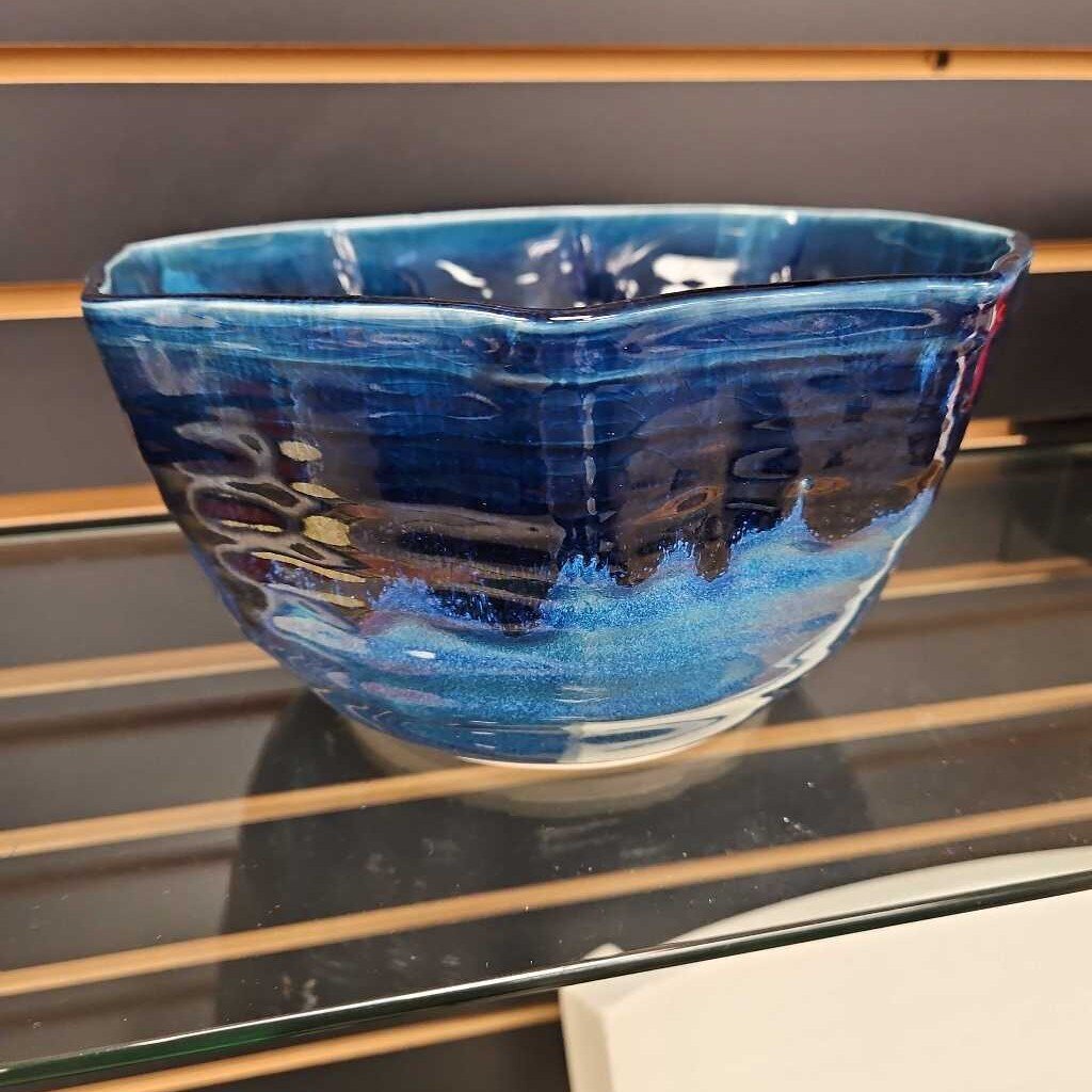 Glazed Ceramic Serving Bowl