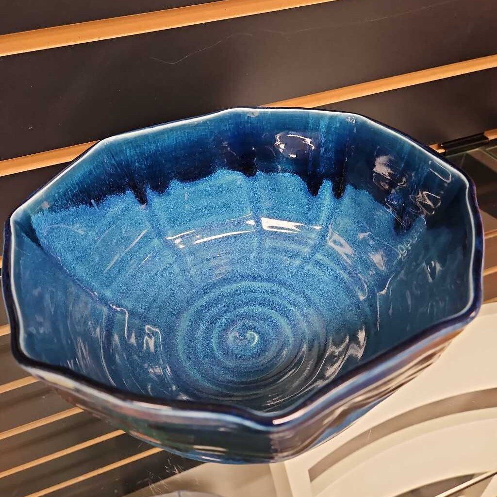 Glazed Ceramic Serving Bowl