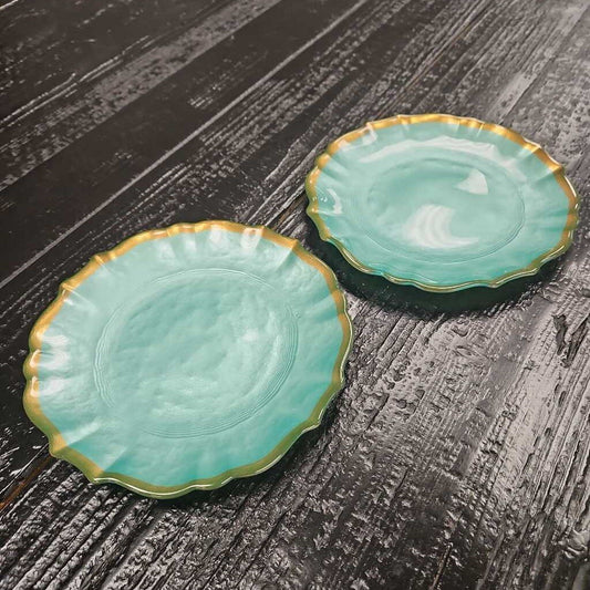 Vietri Baroque Canape Plates Set of 2