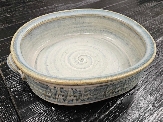 Glazed Ceramic Serving Bowl