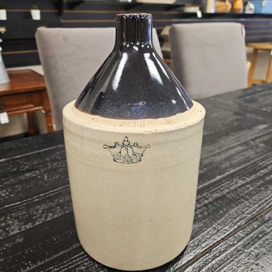 Vintage 1 Gallon Two Tone Crock Jug