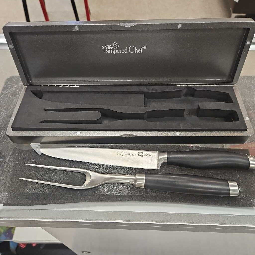 Carving Set High Carbon Garman Steel
