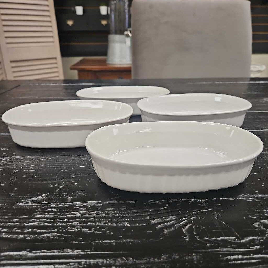Small Oval Casserole Bakeware - Set of 4