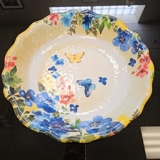 Pier 1 Imports Melamine Butterfly Serving Bowl