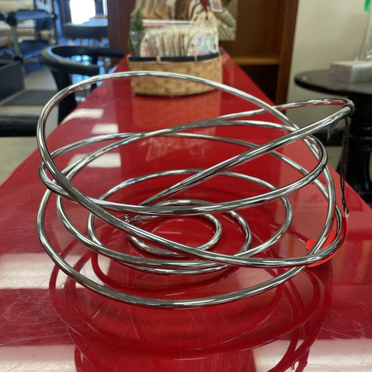 Fruit Bowl Single Looped Chromed Stainless Steel