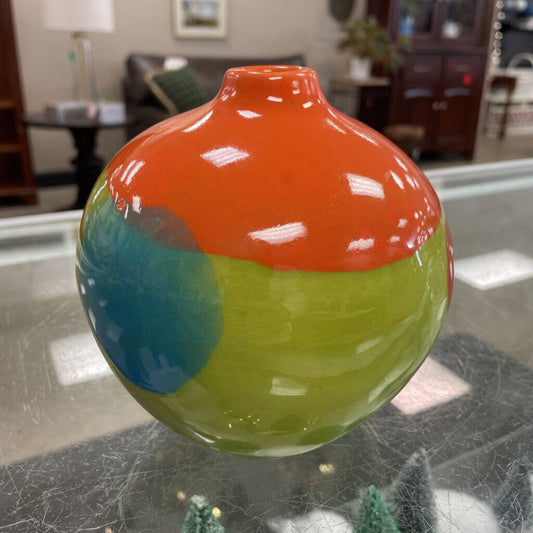 Crate & Barrel Zoey Roly Poly Bud Vase