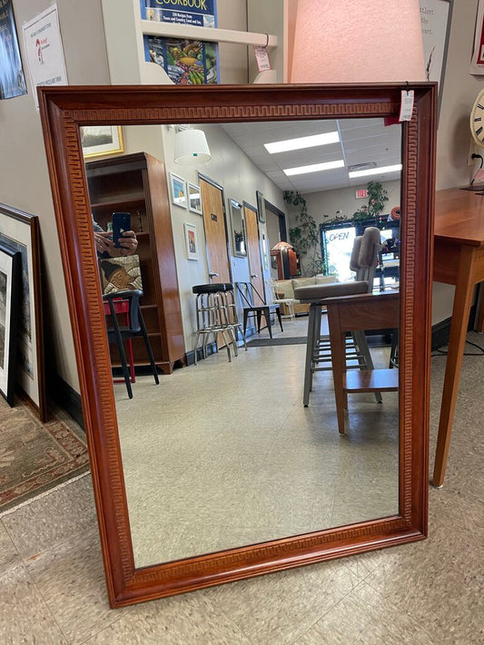 Large Wooden Mirror