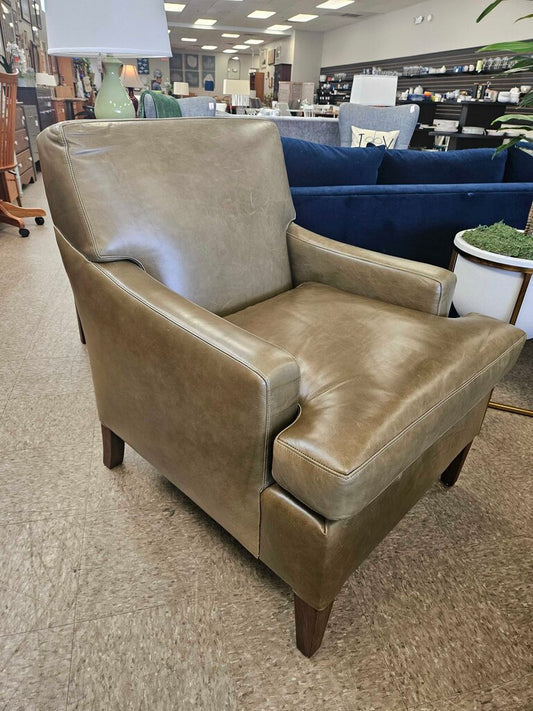 Custom Leather Armchair
